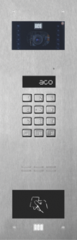 Panel domofonowy (Centrala Slave), do instalacji cyfrowych do 1020 lokali, ACO INSPIRO 6S+ ACO